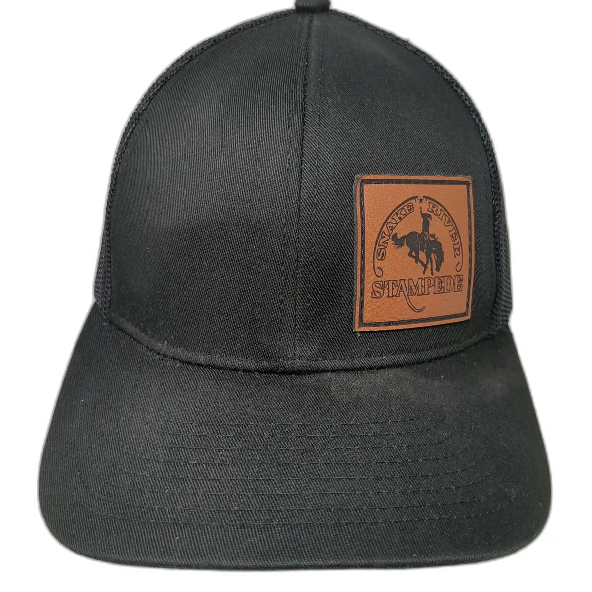 Cap America Trucker Hat Black One Size Snake River Stampede Rodeo Nampa Idaho