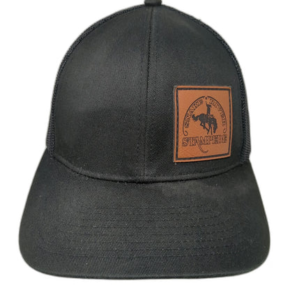 Cap America Trucker Hat Black One Size Snake River Stampede Rodeo Nampa Idaho