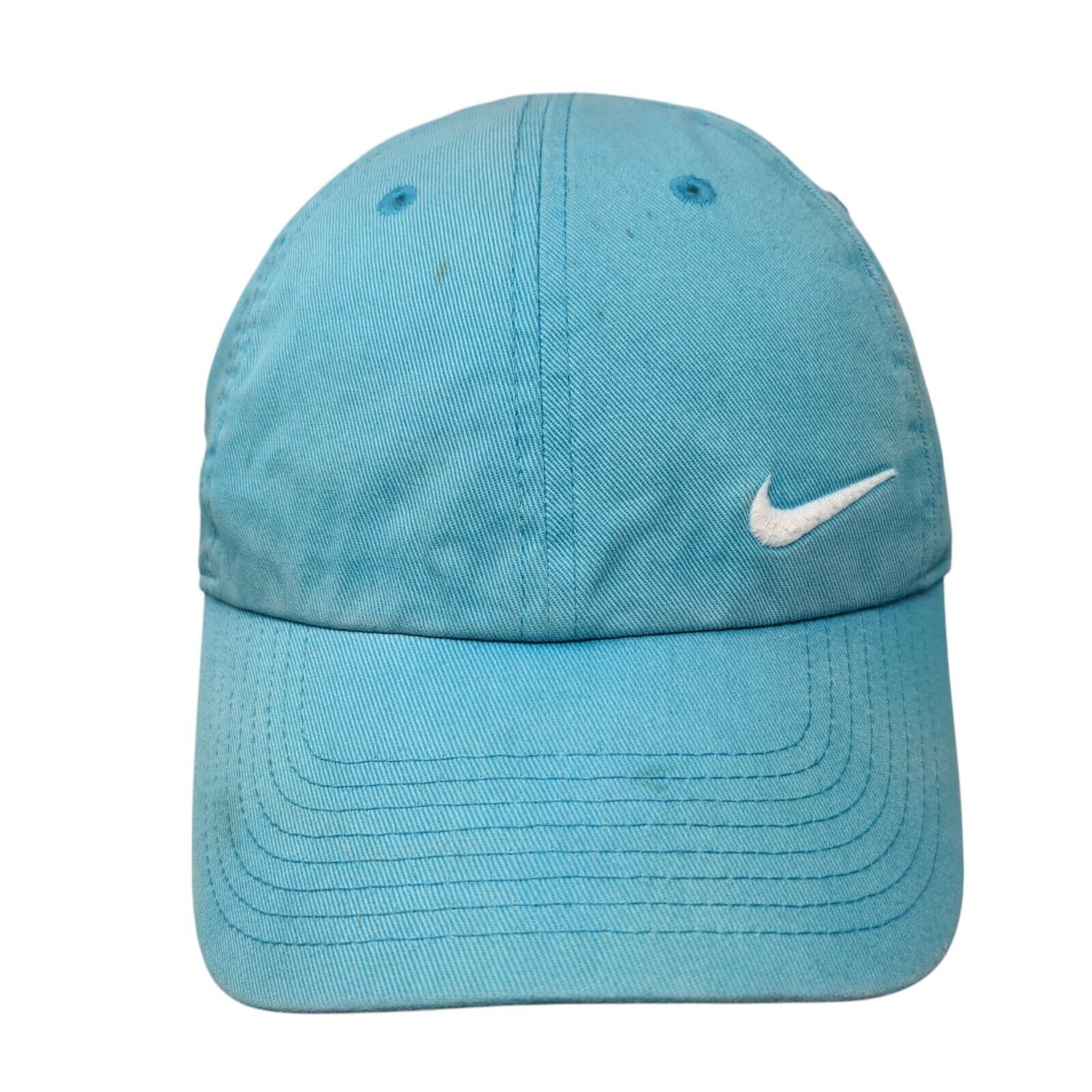 Nike Slideback Hat Blue OSFM Adjustable Embroidered Swoosh Heritage 86