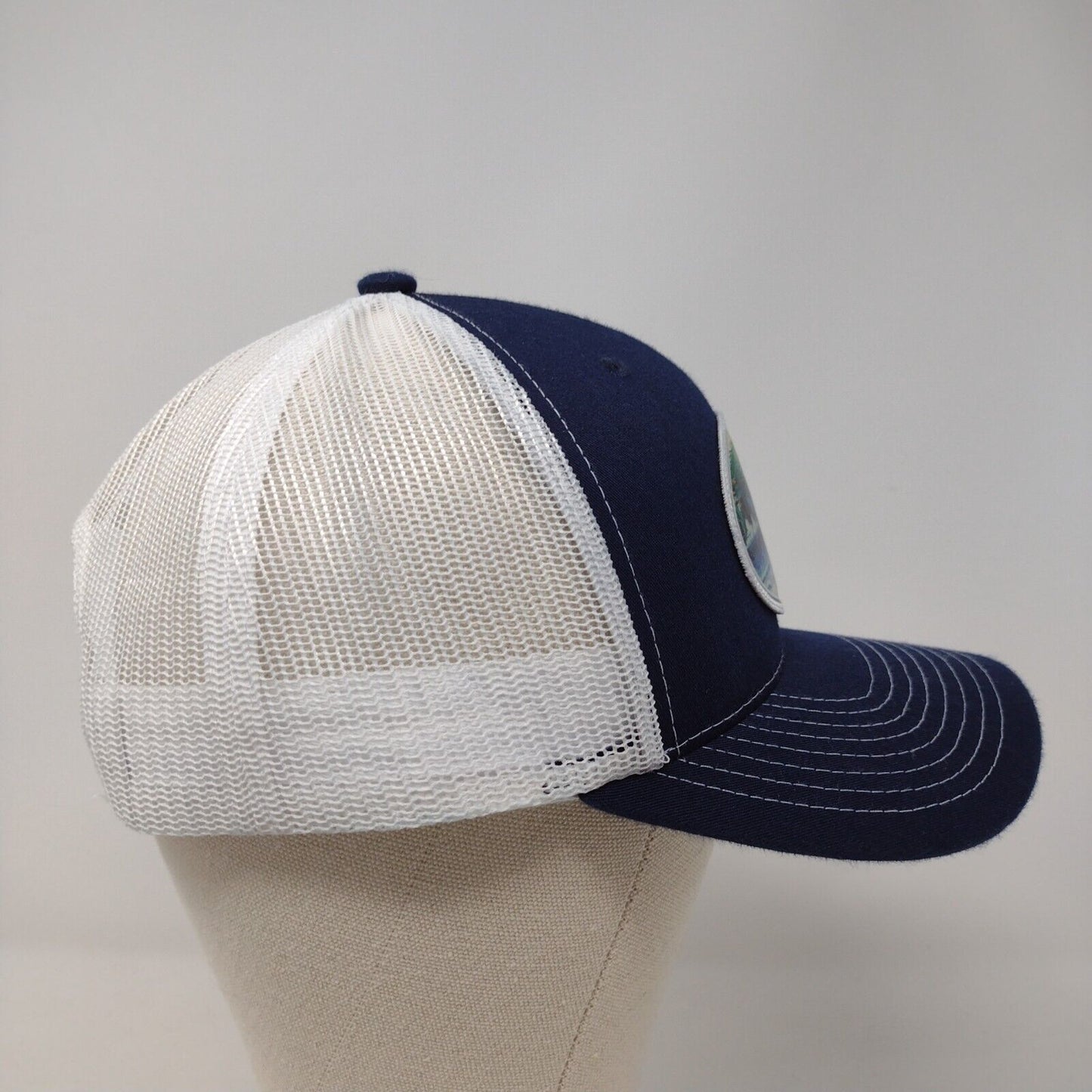 Charro Surf Snapback Trucker Hat Blue OSFA Adjustable Mesh Back 6 Panel