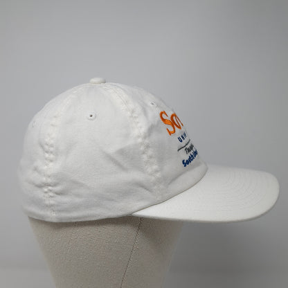 South University Tampa Florida Fitted Baseball Cap White XL Flexfit Yupoong