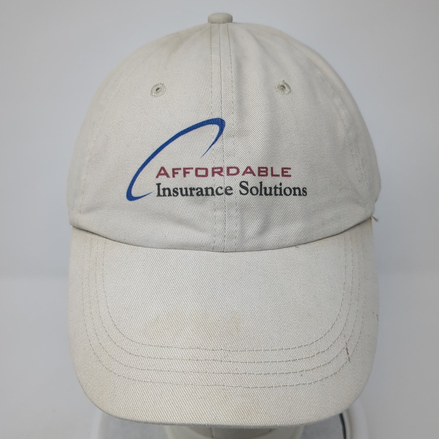 Affordable Insurance Solutions Baseball Cap Beige One Size Adjustable Anvil