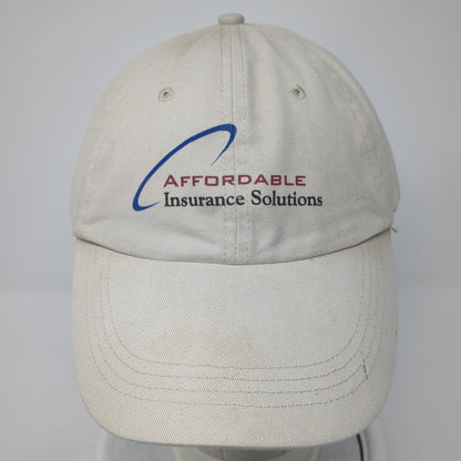 Affordable Insurance Solutions Baseball Cap Beige One Size Adjustable Anvil