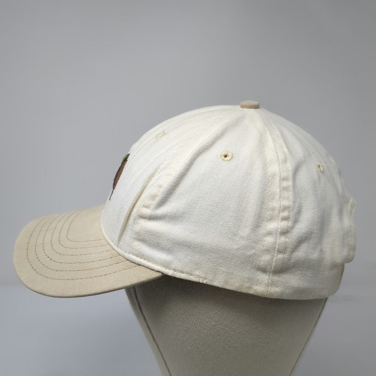 Legendary Headwear PGA West White Baseball Cap One Size Slideback Resort Hat