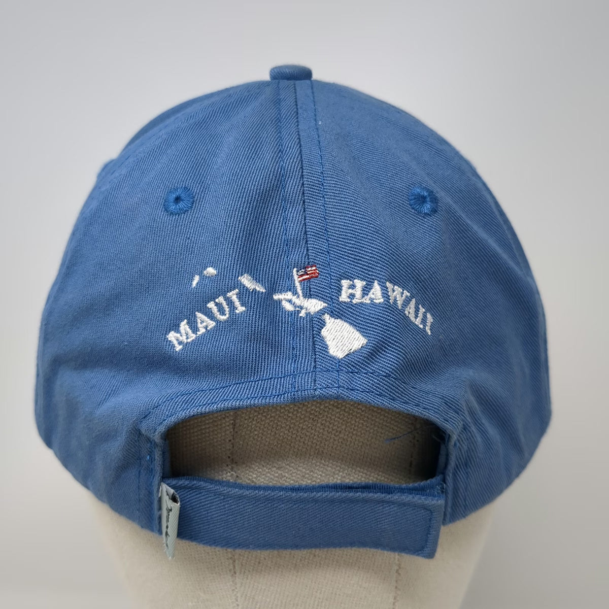 Imperial Baseball Cap Blue One Size Wailea Maui Hawaii Golf Seahorse Logo Hat