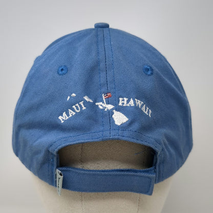 Imperial Baseball Cap Blue One Size Wailea Maui Hawaii Golf Seahorse Logo Hat