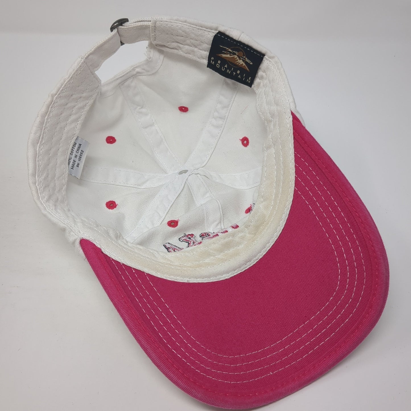 Alaska Est. 1959 The Last Frontier Baseball Cap White One Size Prairie Mountain