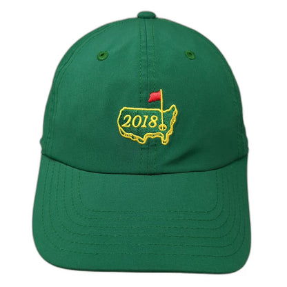 American Needle 2018 Masters Golf Pro Baseball Cap Green One Size Strapback Hat