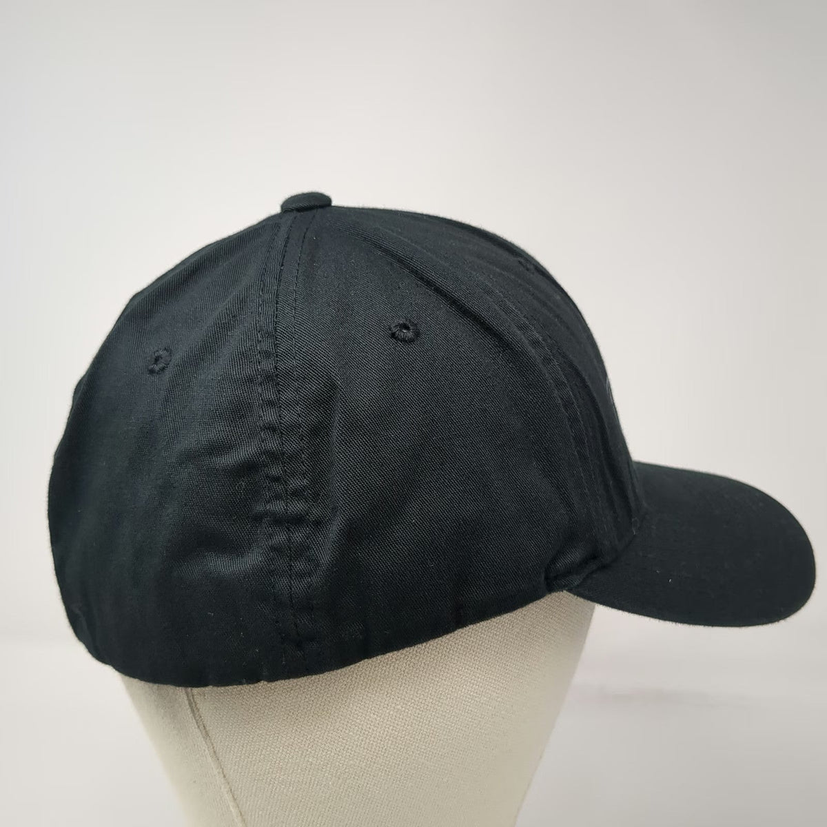 Flexfit Baseball Cap Black XL Cali Bamboo Hat Embroidered Logo Stretch Fit