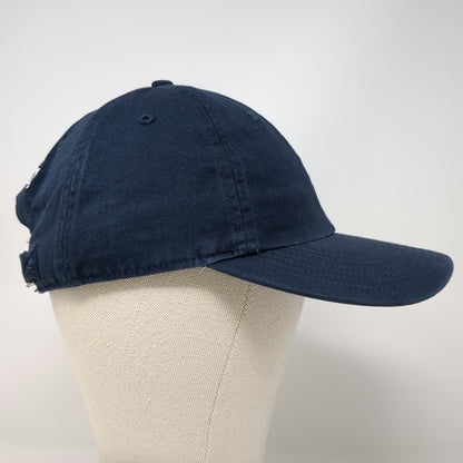 Richardson Baseball Cap Blue L Slideback Cotton SUDS Logo Embroidered Strap Hat