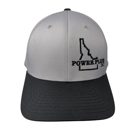 Power Plus Inc Idaho Snapback Hat Gray M/L Flexfit Breathable Richardson