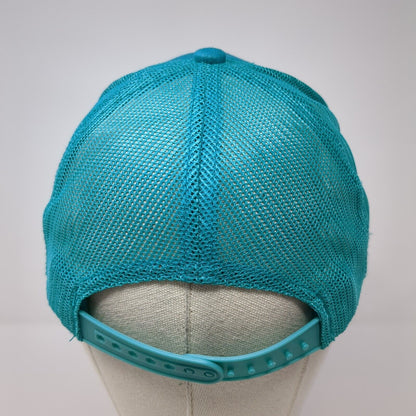 Bass Pro Shops Snapback Trucker Hat Blue OS Adjustable Mesh Back Gone Fishing