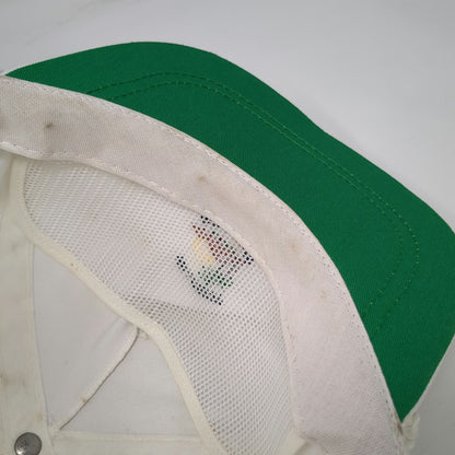 La Mode Du Golf 5 Panel White Hat One Size Rope Green Underbrim Hillcrest Club
