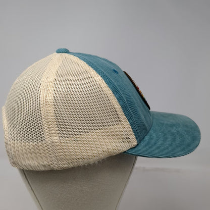 Kimes Ranch Trucker Hat Blue One Size Corduroy Patch Snapback Mesh Back Cap