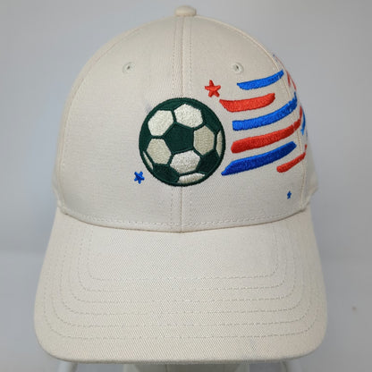 Chobani Baseball Cap Beige One Size USA Soccer Feed the Dream Strapback Hat