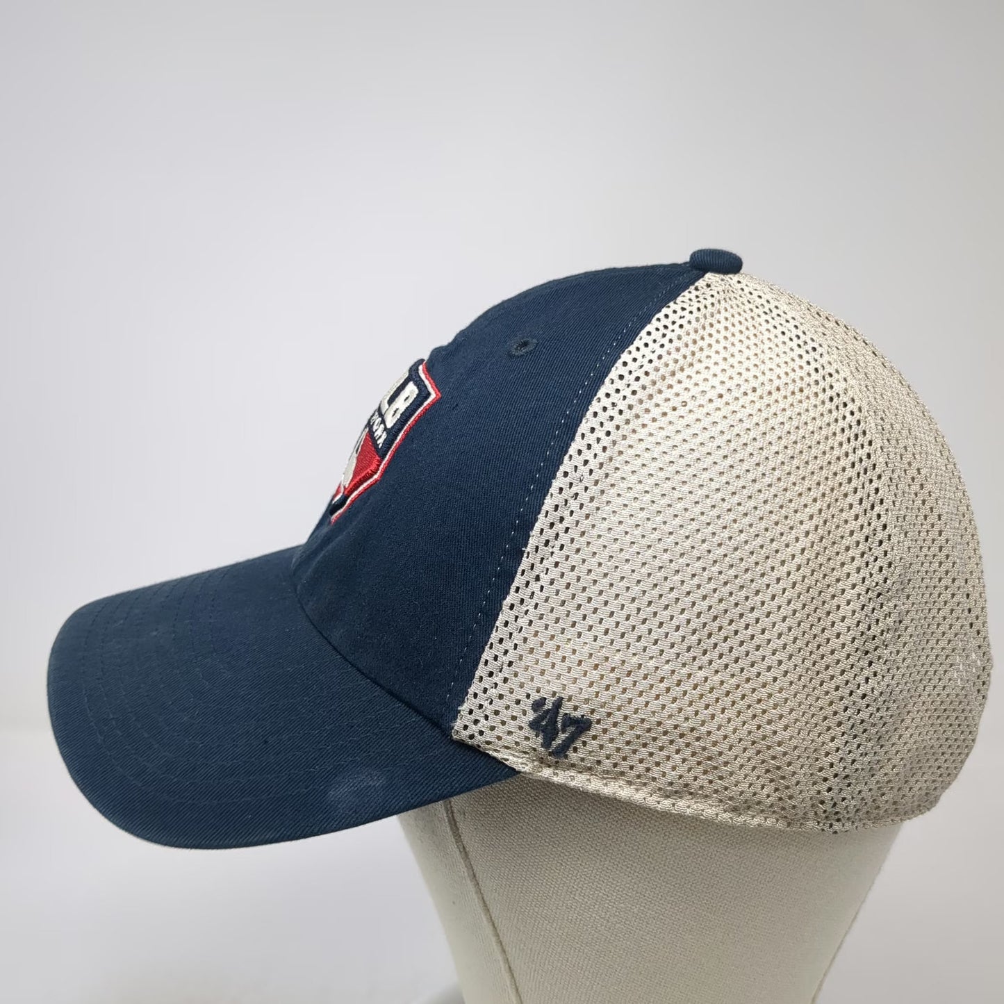 '47 MLB Network Blue Trucker Hat One Size Mesh Snapback League Shield Baseball
