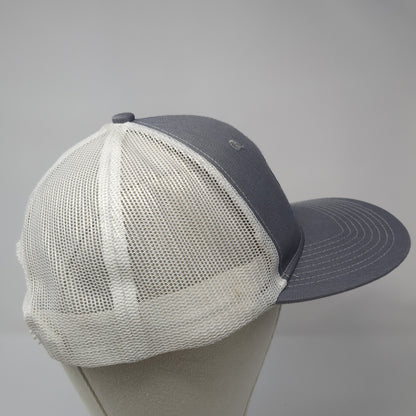 FullThrottle Trucker Hat Gray One Size Adjustable Mesh Back Port Authority