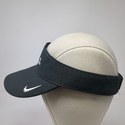 Nike Visor Gray One Size Dri-Fit Perforated Mustangs 25 Years Swoosh Golf Hat