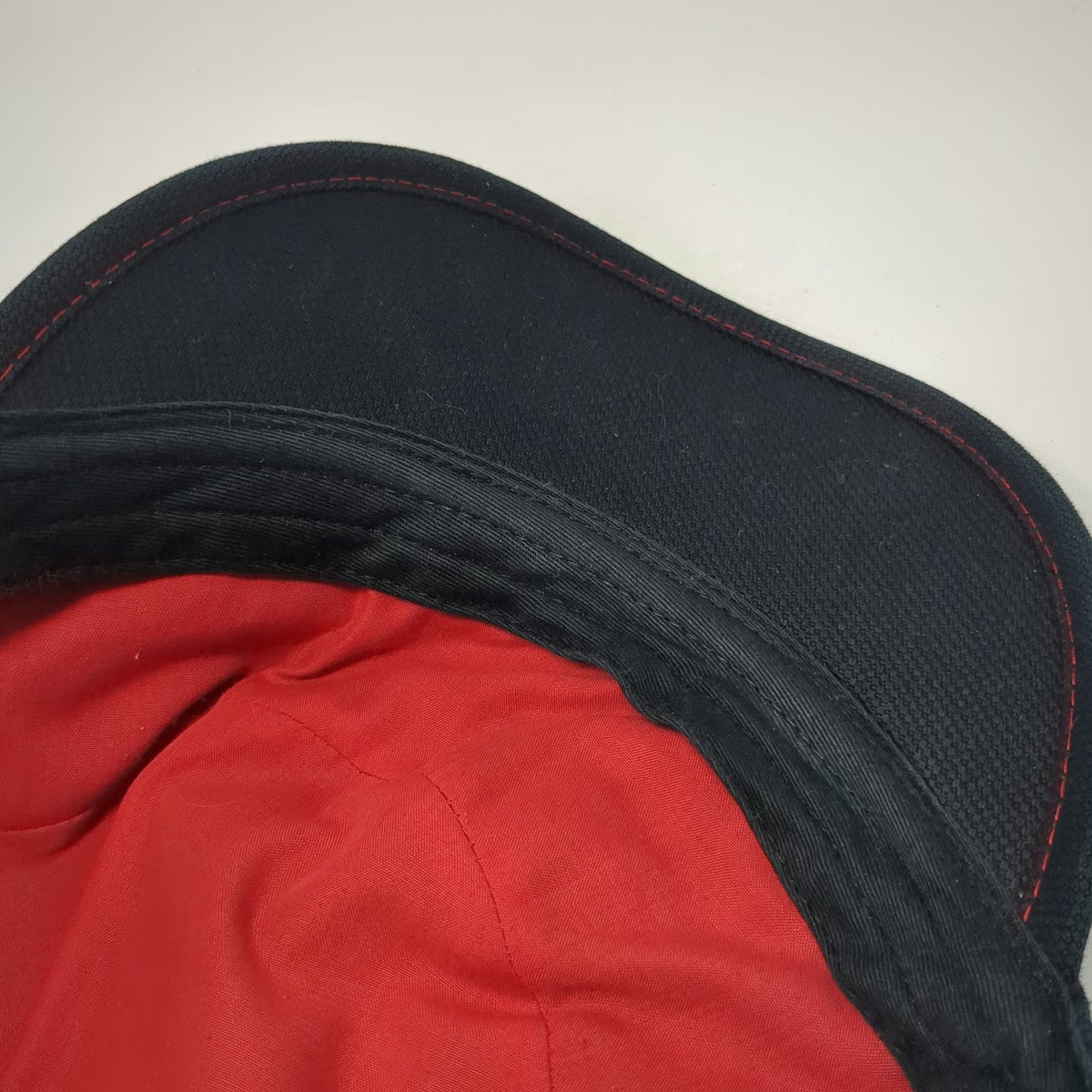 Harley-Davidson Army Cap Black Red One Size Contrast Stitching Strapback Hat