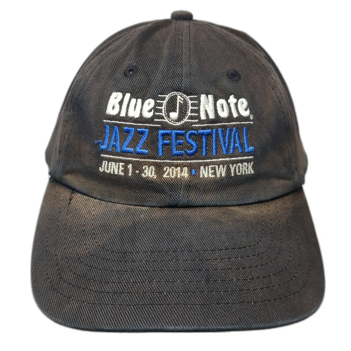 Black Baseball Cap One Size Blue Note Jazz Festival 2014 New York Slideback hat