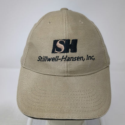 Mohr's Baseball Cap Brown One Size Stillwell-Hansen Inc Logo Slideback Hat