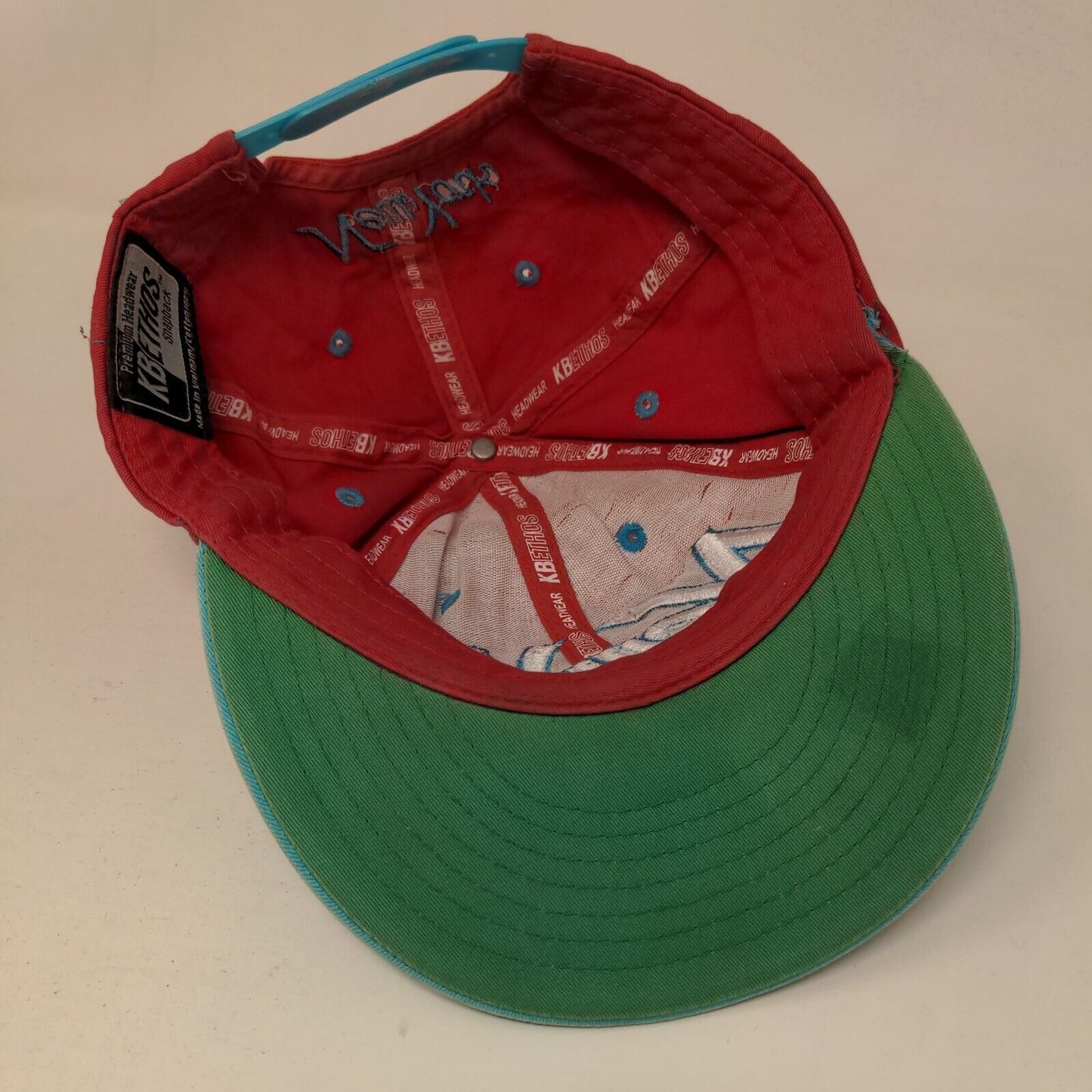 New York Snapback Hat Multi One Size Embroidered Colorblock KB ETHOS