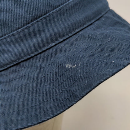 Nautica Men's Bucket Hat Blue Embroidered Spell Out Logo Teenage Tour