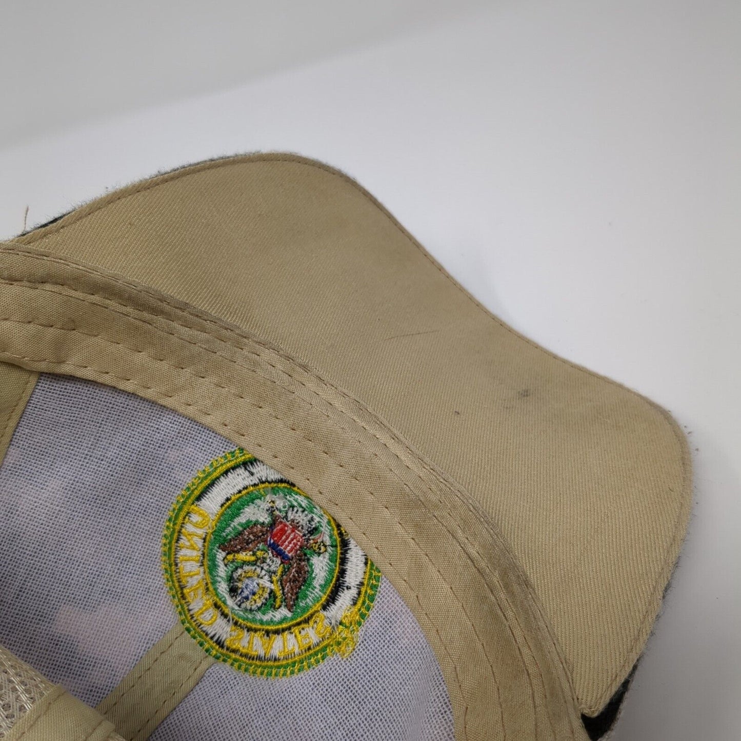 United States Army Snapback Trucker Hat Camouflage OS Adjustable Mesh Back