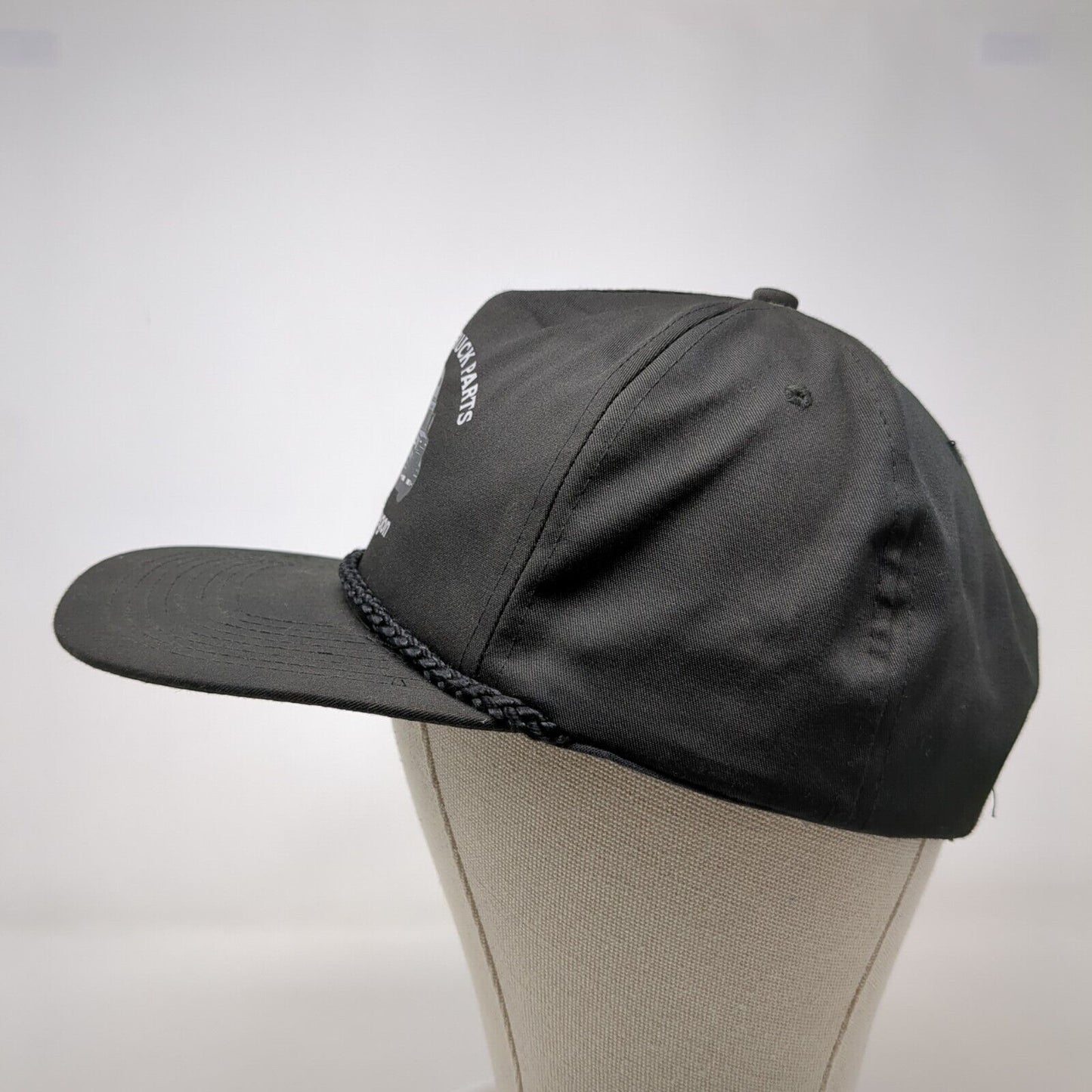 Lake City Trucker Parts Snapback Rope Hat Black OSFA Ontario Oregon