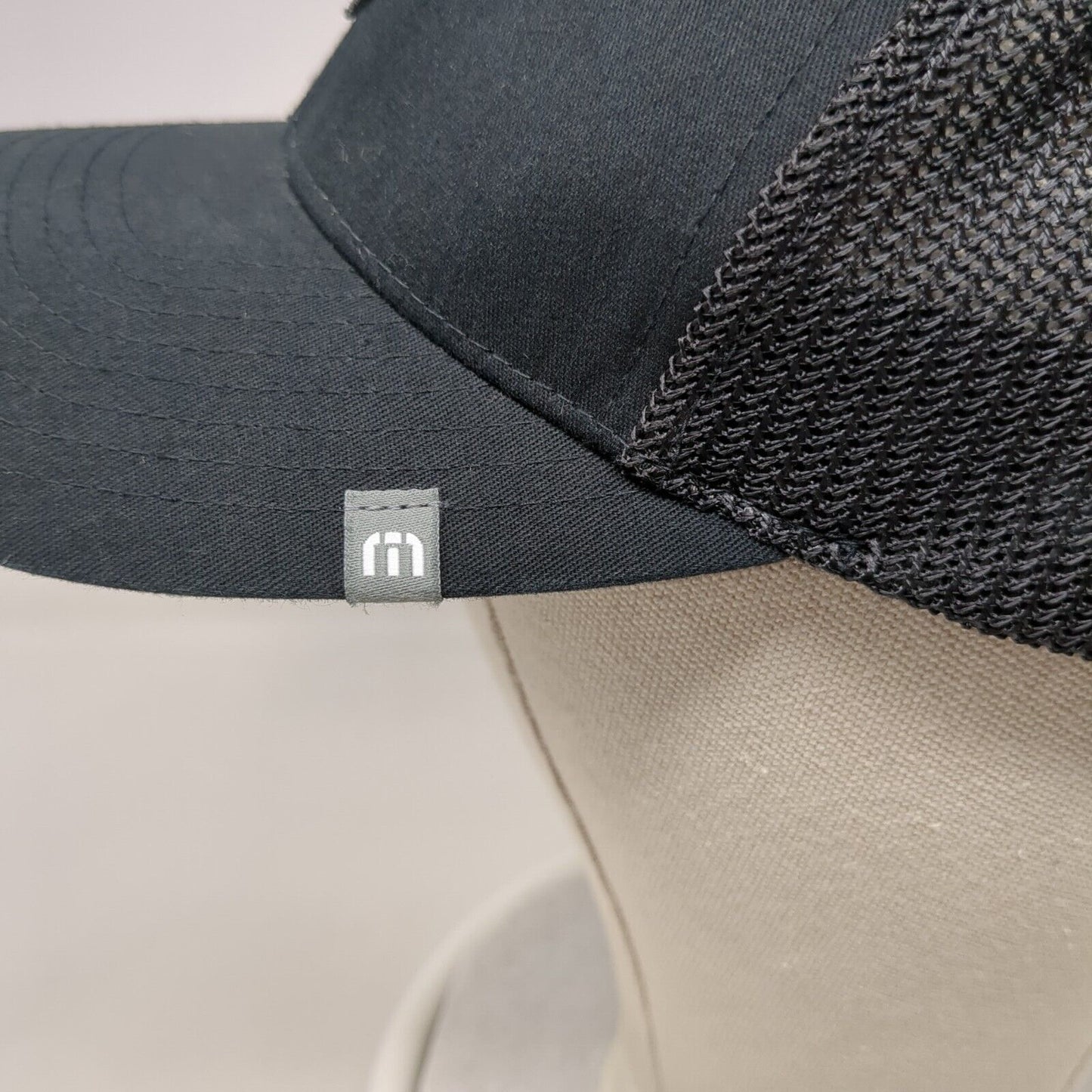 Windfall Classic Snapback Trucker Hat Black OSFA Mesh Back Flexfit