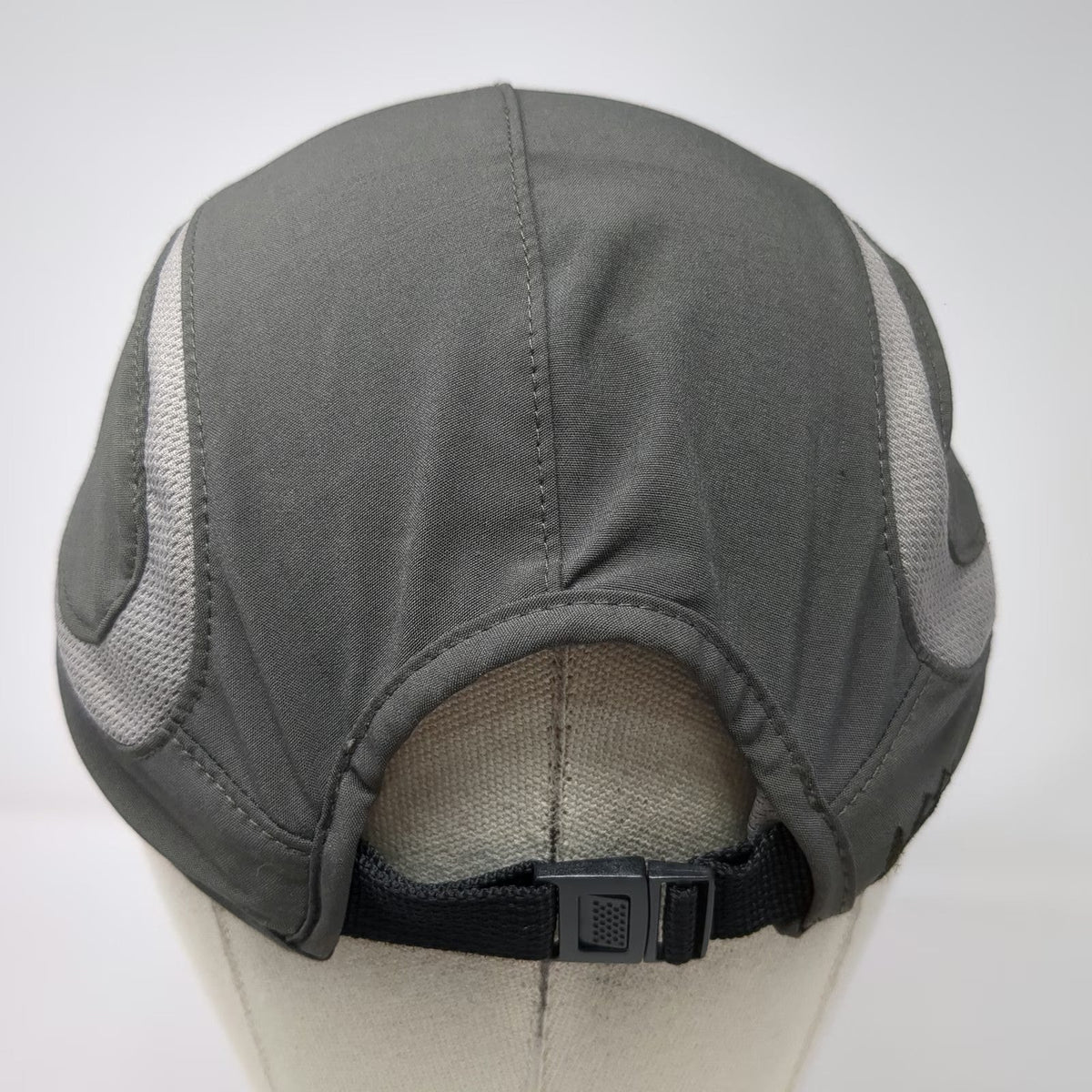 REI Baseball Cap Gray One Size Slideback Mesh Side Panels Outdoor Running Hat