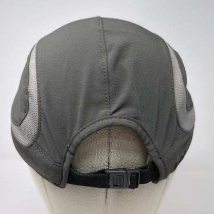 REI Baseball Cap Gray One Size Slideback Mesh Side Panels Outdoor Running Hat