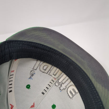 Ignite 811 Fitted Hat Green S/M Flexfit Eleven Elite Series Pacific Headwear
