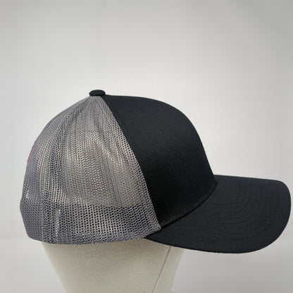 Auto Ranch Snapback Trucker Hat Black OS Adjustable Mesh Back Pacific Headwear