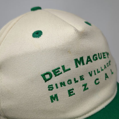 Del Maguey Single Village Mezcal 5 Panel Hat Beige Green One Size Slideback Cap