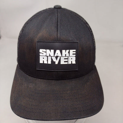 Snake River CrossFit Patch Snapback Trucker Hat Black OSFA Mesh Back