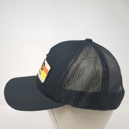 MC Storm Services Trucker Hat Black One Size Adjustable 6 Panel Mesh Back
