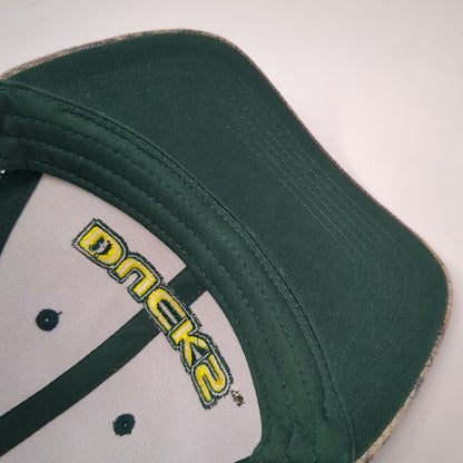 Oregon Ducks NCAA Captivating Headwear Trucker Hat Green Brown One Size Snapback