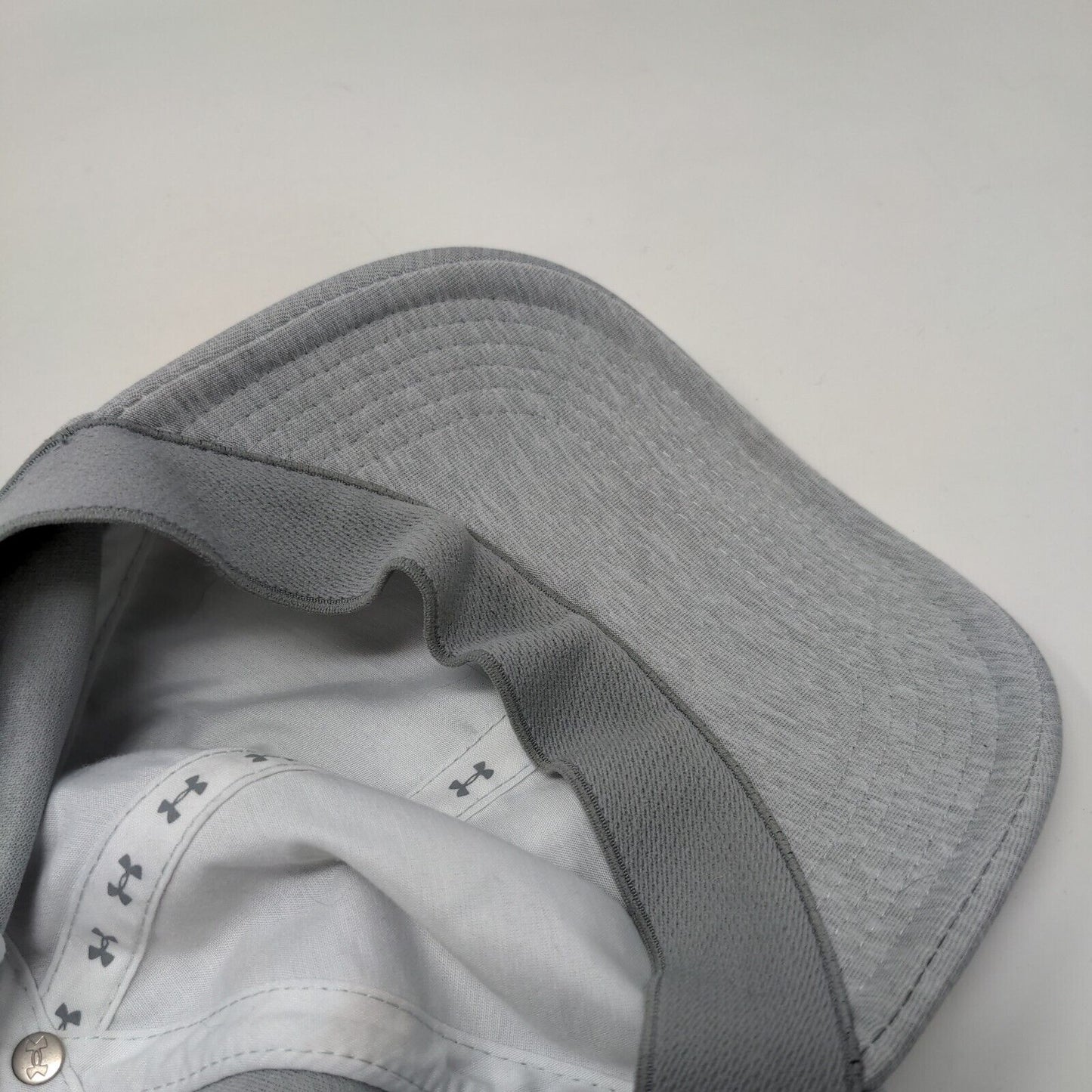 Under Armour Women's Slideback Hat Gray OSFA Adjustable Embroidered