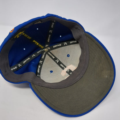 Letter C #3 Fitted Hat Blue S-M Embroidered Richardson Dryve 6 Panel
