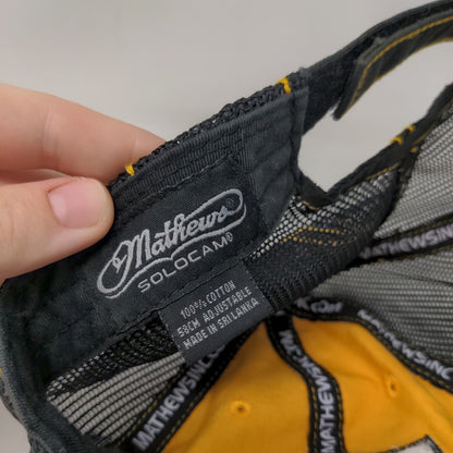 Matthews Solocam Since 1992 Strapback Trucker Hat Multicolor 58cm Distressed