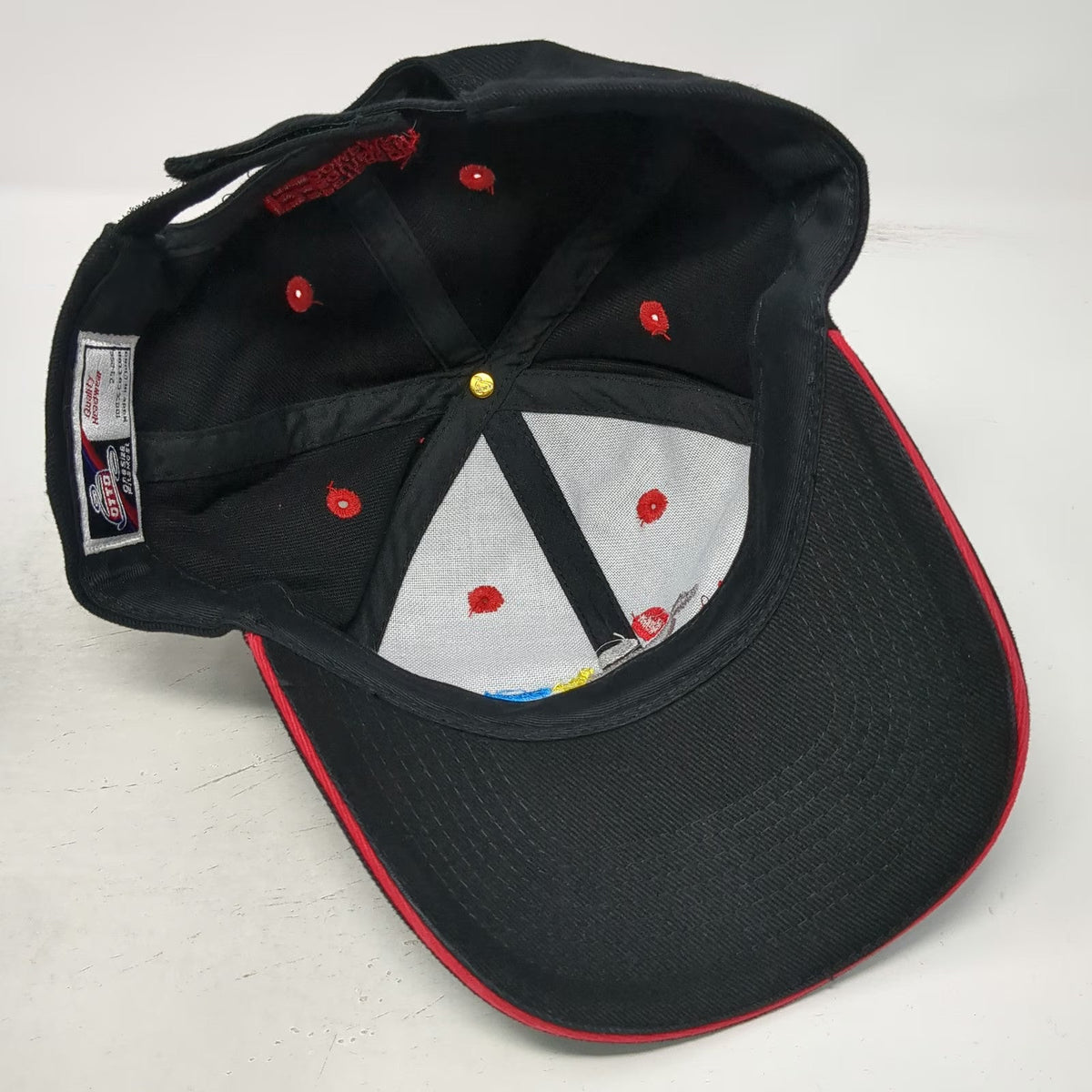 OTTO PistenBully Peterson Equipment Company Black Red Hat One Size Baseball Cap