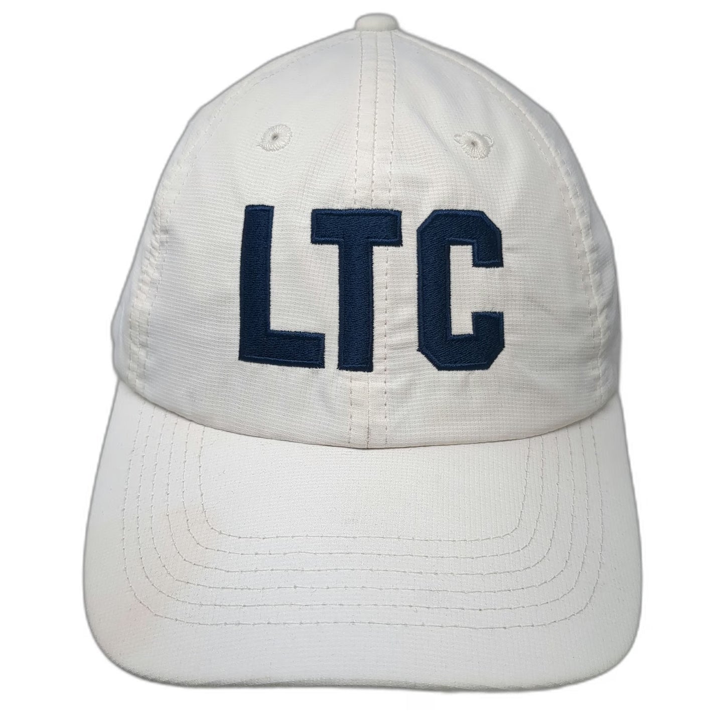 Imperial LTC White Baseball Cap One Size Slideback US Flag Bird Performance Hat