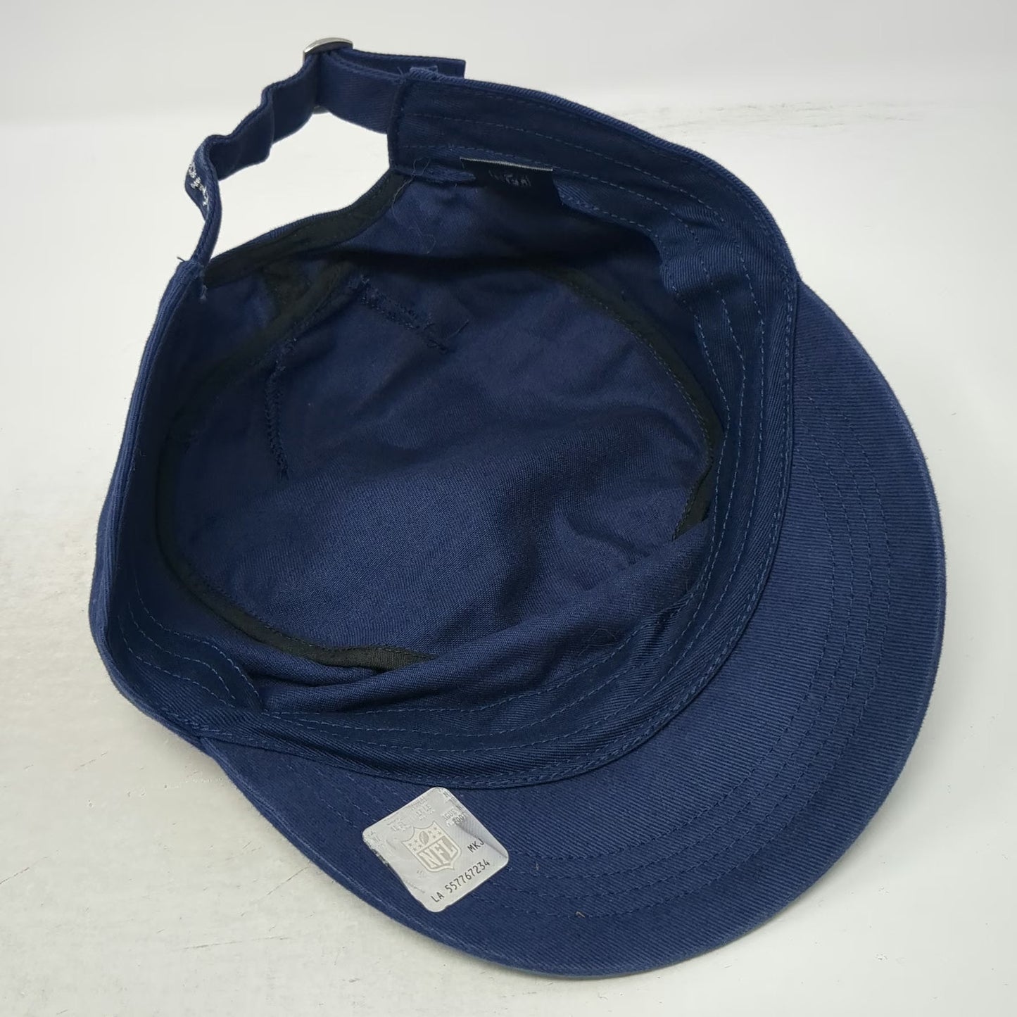 New England Patriots NFL OTS Army Cap Blue One Size Adjustable Buckle Cotton Hat