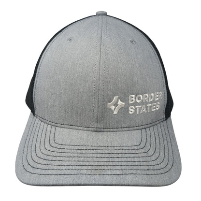 Border States Snapback Trucker Hat Gray One Size Mesh Back Richardson