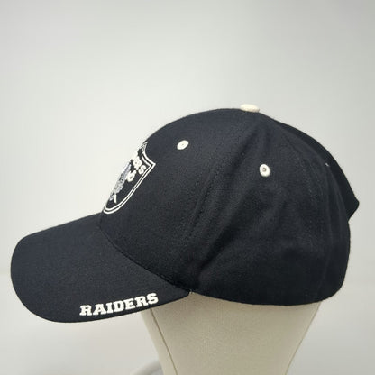 Twins Enterprise NFL Las Vegas Raiders Cap Black OSFM Shield Logo Embroidered