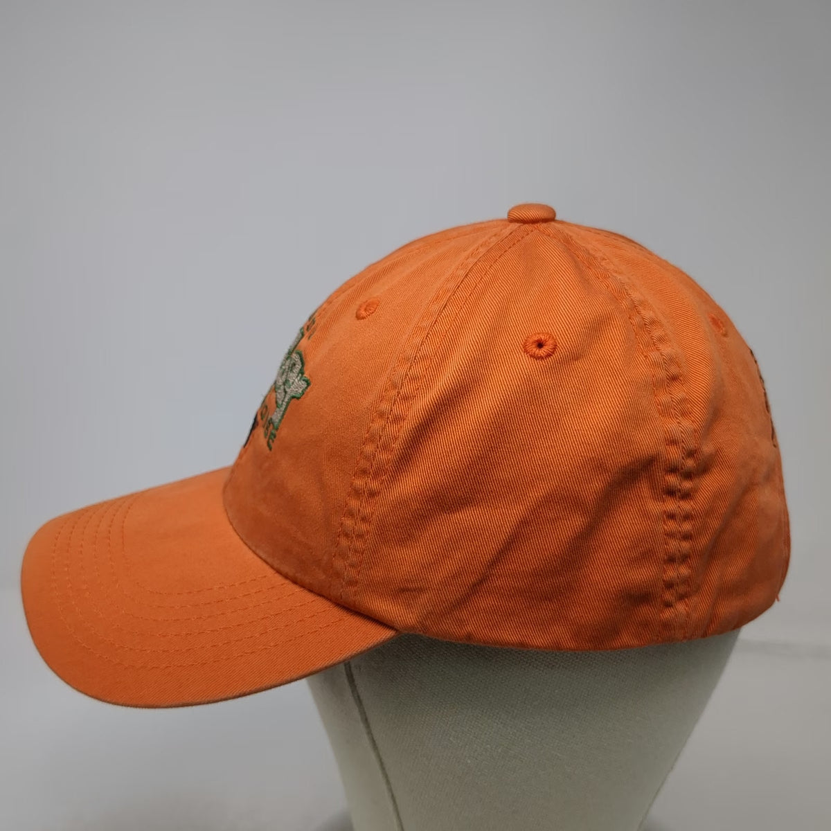 Port Authority Baseball Cap Orange One Size 2005 Barber to Boise YMCA Run Hat