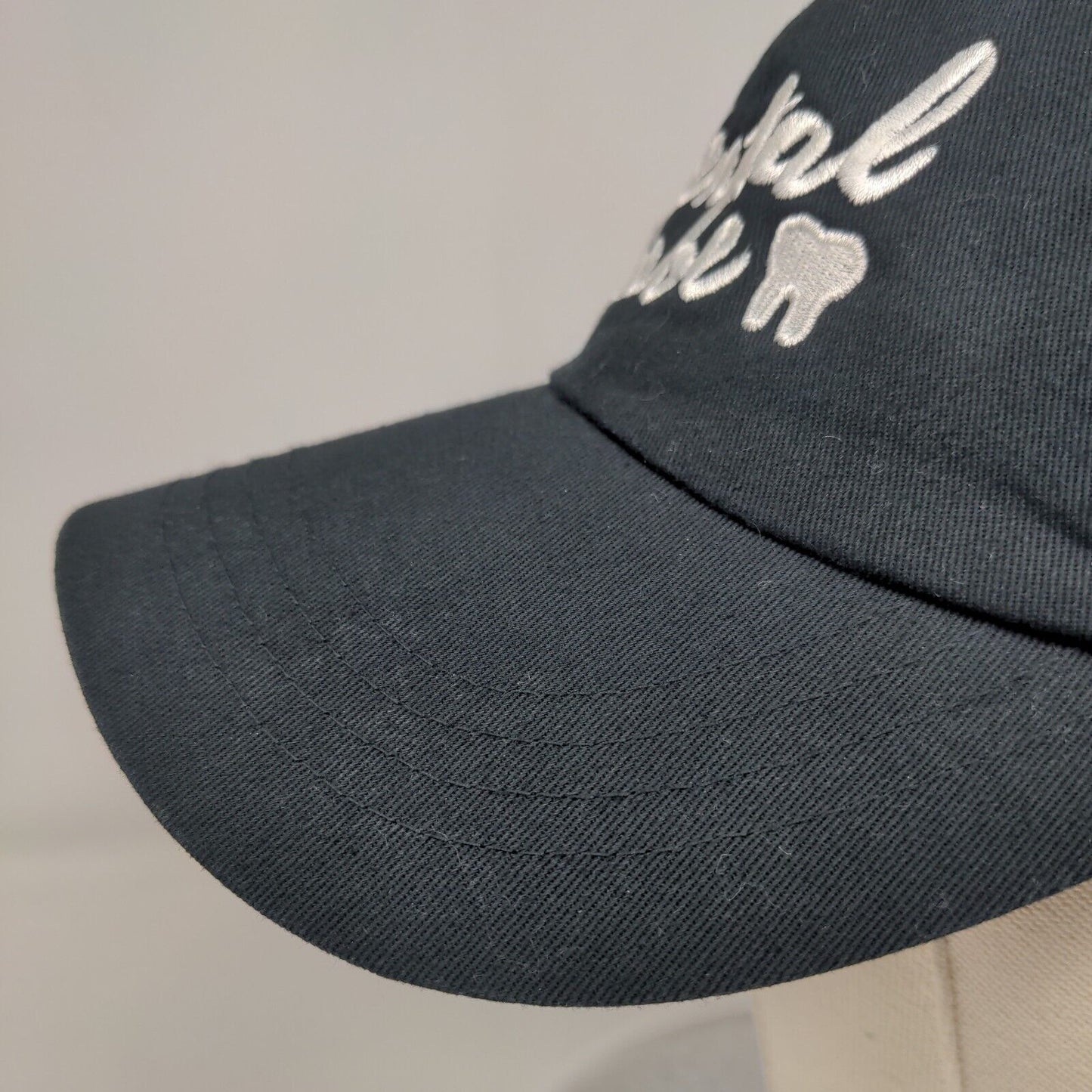 Dental Babe Slideback Hat Black OS Adjustable Embroidered The Classics Yupoong