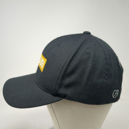 Cap America Snapback Black One Size Hat CISSDM Fortinet Logo Acrylic Wool Blend