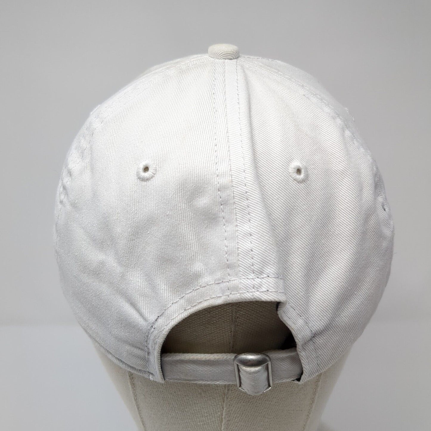 Dedicated Fitness Slideback Hat White OSFM Embroidered New Era 9Twenty